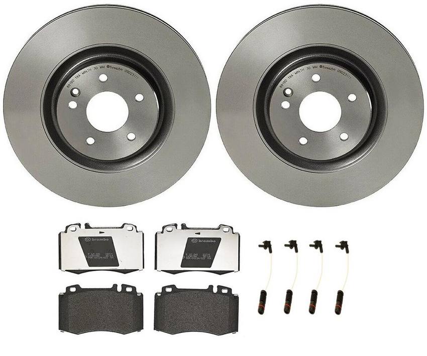 Brembo Brake Pads and Rotors Kit Front (334mm) (LowMet) Brembo 3724561KIT